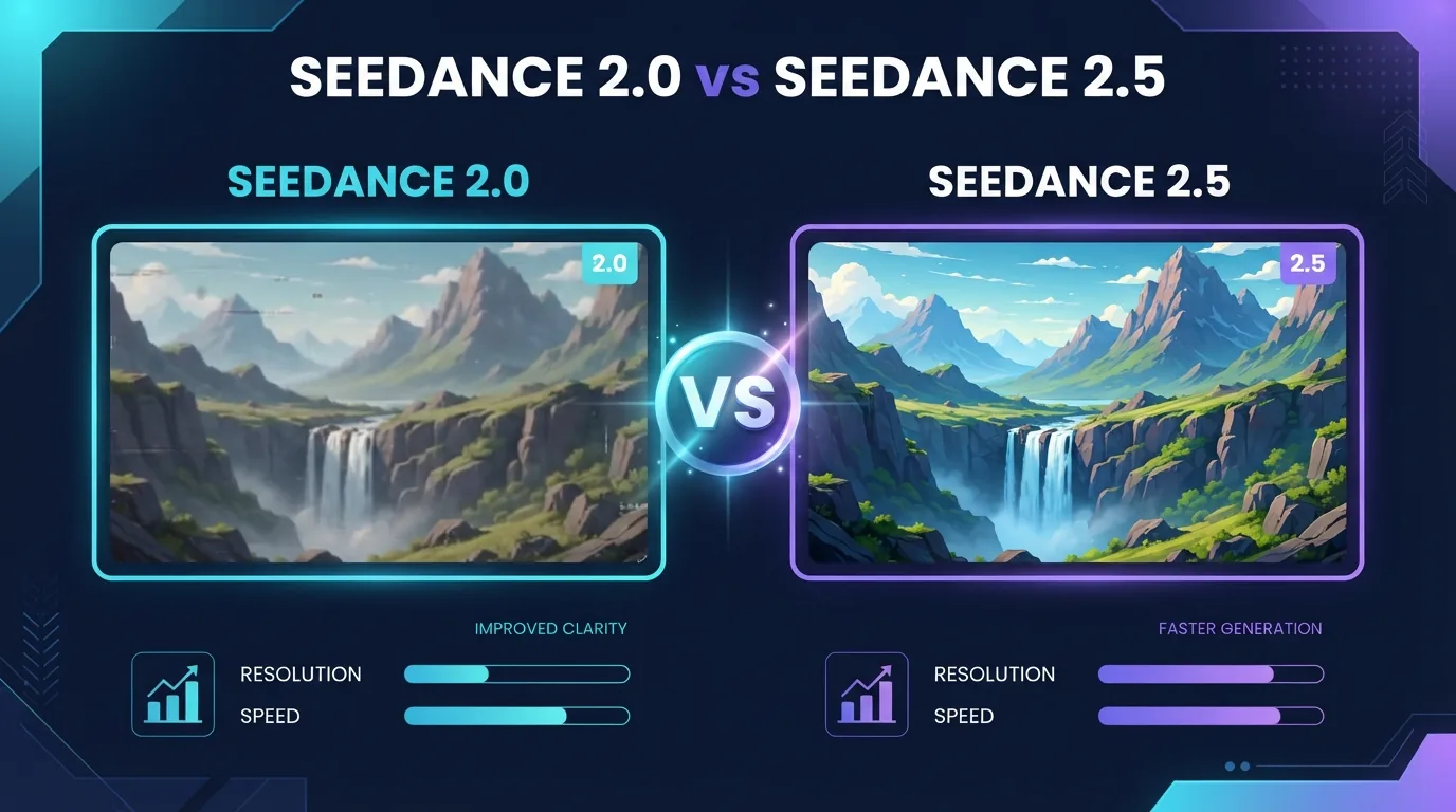 Seedance 2.0 vs Seedance 2.5: Which AI Video Model to Use in 2026 Seedance 2.0 vs Seedance 2.5: Which AI Video Model to Use in 2026