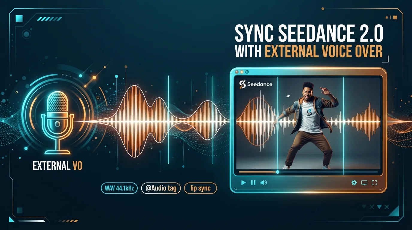 How to Sync Seedance 2.0 with External Voice Over Audio (Step by Step) How to Sync Seedance 2.0 with External Voice Over Audio (Step by Step)